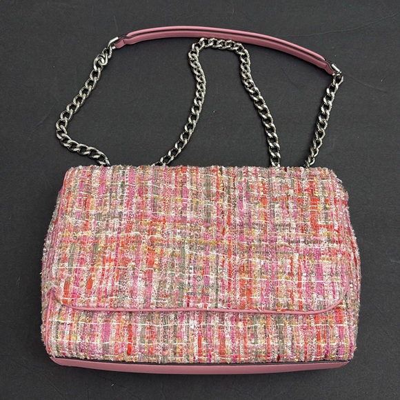 Kate Spade Pink/Multi Briar Lane Quilted Tweed Emelyn - Picture 1 of 11